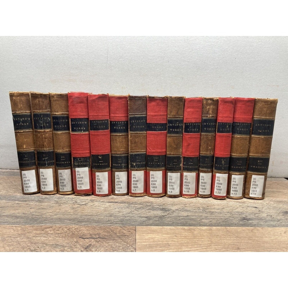 The Works of Washington Irving (14 volumes), Washington Irving 1855